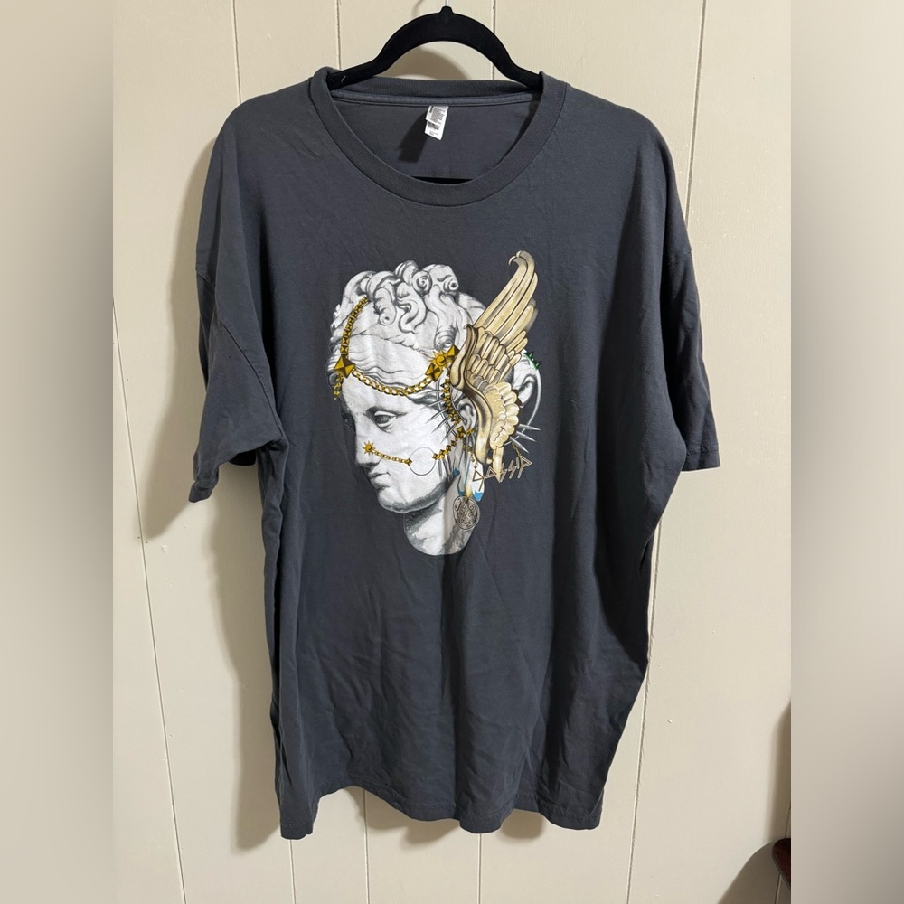 Gossip band music Beth Ditto a joyful noise Greek statue gray shirt 3x 22/24